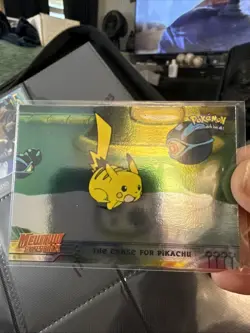 THE CHASE FOR PIKACHU #28 Foil TOPPS Mewtwo Strikes Back Pokemon Card T183 - Image 1