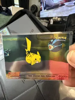 THE CHASE FOR PIKACHU #28 Foil TOPPS Mewtwo Strikes Back Pokemon Card T183 - Image 2