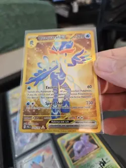 Pokemon Quaquaval EX Golden Holo Card 273/193 S&V: Paldea Evolved T189 - Image 1