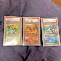 [PSA 10] 2021 Pokemon Card 25th Anniv. Charizard Venusaur Blastoise #001-003 JP - Image 1