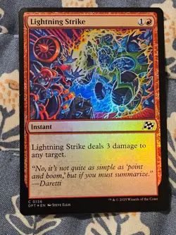 Lightning Strike FOIL 136/579 Aetherdrift MTG Magic - Image 4