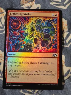 Lightning Strike FOIL 136/579 Aetherdrift MTG Magic - Image 5