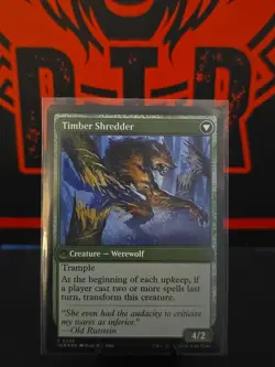 1x Hinterland Logger // Timber Shredder - Foil MTG Innistrad Remastered NM Magic - Image 1