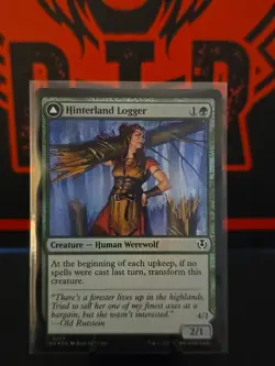 1x Hinterland Logger // Timber Shredder - Foil MTG Innistrad Remastered NM Magic - Image 2