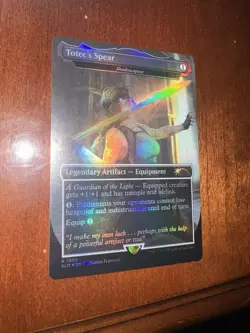Totec's Spear (Shadowspear) Foil Secret Lair MTG Magic the Gathering - Image 1