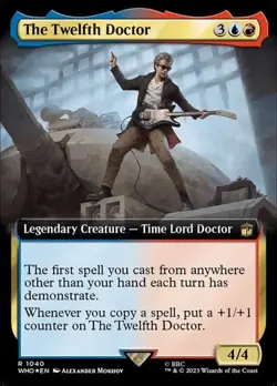 The Twelfth Doctor - Surge Foil Extended Art DRWHO LP MTG - Image 1