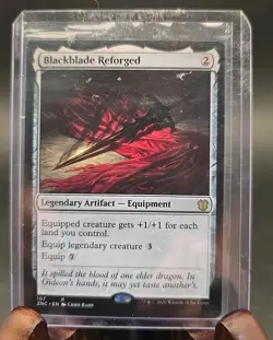 Blackblade Reforged Commander: Zendikar Rising MTG Regular Lightly Played - Image 1