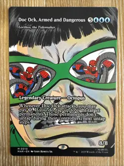 MTG - 1x Doc Ock, Evil Inventor - Borderless / Spider-Man Eternal NM - Image 1
