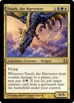 [1x] Teneb, the Harvester - Near Mint, English - Commander 2011 MTG Magic - Image 1