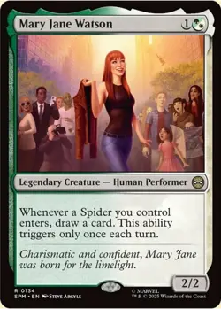 x1 Mary Jane Watson R MTG Marvel's Spider-Man M/NM, English - Image 1