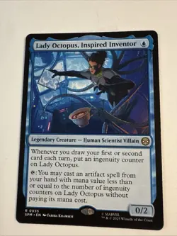 Lady Octopus, Inspired Inventor Spider-Man MTG M/NM Fresh Pull - Image 1