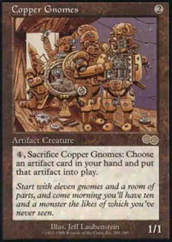 [1x] Copper Gnomes - Near Mint, English - Urza's Saga MTG Magic - Image 1