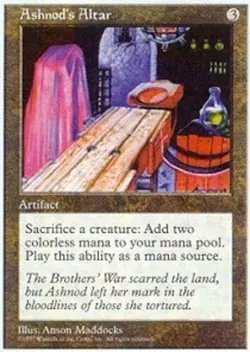 [1x] Ashnod's Altar - Near Mint, English - Fifth Edition MTG Magic - Image 1
