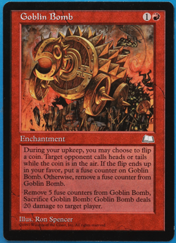 Goblin Bomb Weatherlight NM (Reserved List MTG Magic Card) (504034) ABUGames - Image 1