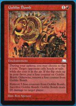 Goblin Bomb Weatherlight NM (Reserved List MTG Magic Card) (504033) ABUGames - Image 1