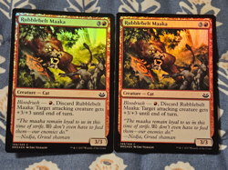 Rubblebelt Maaka FOIL x2 - Ravnica Remastered MTG Magic - Moderately played MP - Image 2