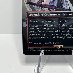 Lightning, Army of One (0320) (Borderless) Final Fantasy Foil NM condition MTG - Image 5