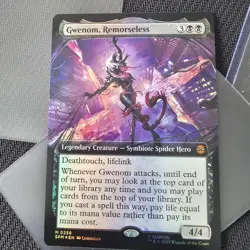 MtG Gwenom, Remorseless (Extended Art) Marvel's Spider-Man Foil - Image 1