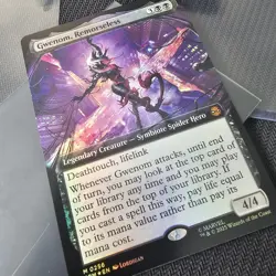 MtG Gwenom, Remorseless (Extended Art) Marvel's Spider-Man Foil - Image 3