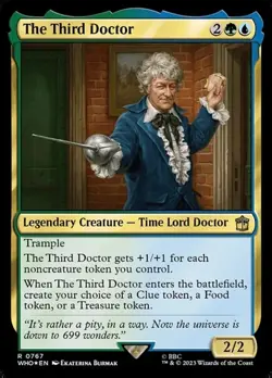 The Third Doctor - Surge Foil DRWHO NM MTG - Image 1