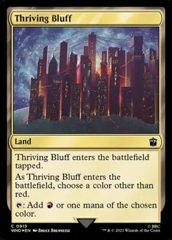 Thriving Bluff - Surge Foil DRWHO NM MTG - Image 1
