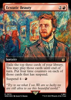 Ecstatic Beauty - Surge Foil Extended Art DRWHO LP MTG - Image 1