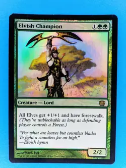 Elvish Champion 241/350 - Foil Light Play, English 8th Edition MTG Magic - Image 1