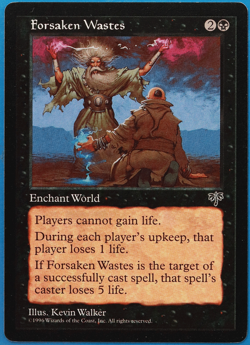 Forsaken Wastes Mirage NM (Rare Reserved List MTG Magic Card) (504025) ABUGames - Image 1