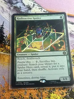Radioactive Spider *** Bundle FOIL *** - MTG SPM Marvel's Spider Man - NM/MINT - Image 1