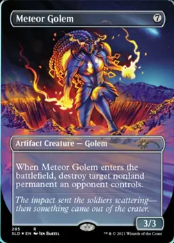 NM-Mint, English MTG Regular Meteor Golem Secret Lair Drop Series Singles Magic - Image 1