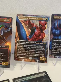BORDERLESS, FOIL, & Non Foil Marvel's Spider-Man: Eternal-Legal (SPE) MTG NM/M - Image 4