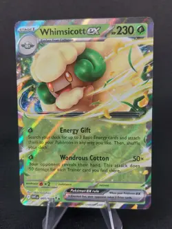Whimsicott ex 5/086 - White Flare Holo Double Rare Pokemon TCG - NM - Image 1