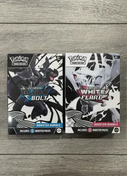 Pokemon Black Bolt & White Flare BOOSTER BUNDLE SET OF 2! Factory Sealed - Image 1