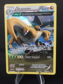 Dragonite 52/108 - XY Roaring Skies 2015 Holo Rare Full Art Pokemon TCG - MP - Image 1