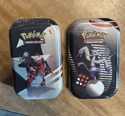 Pokemon Scarlet & Violet White Flare & Black Bolt 2X MINI TIN Lot Factory Sealed - Image 1