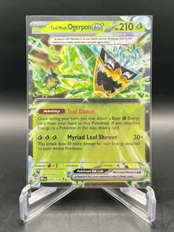 Teal Mask Ogerpon ex 012/131 Prismatic Evolutions Double Rare Pokemon TCG NM/M - Image 1