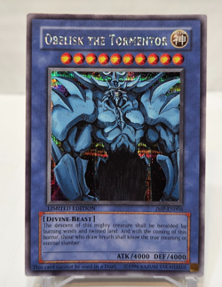 Obelisk the Tormentor JMP-EN004 Secret Rare Limited Edition Promo Yugioh 7741 - Image 1