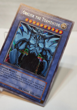 Obelisk the Tormentor JMP-EN004 Secret Rare Limited Edition Promo Yugioh 7741 - Image 4