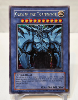 Obelisk the Tormentor JMP-EN004 Secret Rare Limited Edition Promo Yugioh 7740 - Image 1