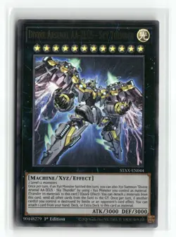 Yugioh Divine Arsenal AA-ZEUS - Sky Thunder STAX-EN044 Ultra Rare NM 1st Ed - Image 1