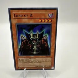 Yu-Gi-Oh! Lord of D. SDK-041 Super Rare Holo NM TCG Yugioh Card Near Mint - Image 1