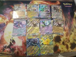 Pokemon 10 EX Card Lot: Pikachu, Reshiram, Zekrom, JT, White Flare, Black Bolt - Image 1