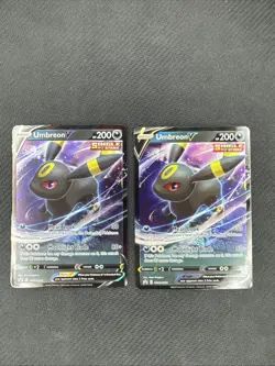 2x Umbreon V SWSH203 Pokemon TCG Rare Promo Cards Holo Rare Card (Near Mint) NM - Image 1