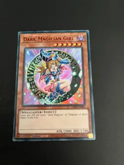 Yugioh Ultra Rare Dark Magician Girl LDS3-EN082 1st Edition Trading Card TCG - Image 1
