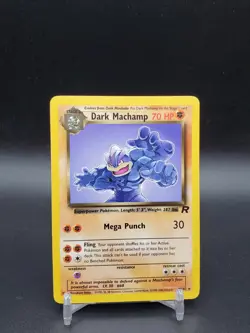 Dark Machamp 27/82 Team Rocket Unlimited LP Pokemon Card - Image 1