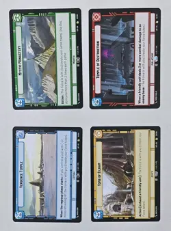 Leaders + Bases (RARE Set) 12 Cards Star Wars Unlimited LOF TCG NM Force Lot SWU - Image 2