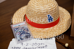 One Piece TCG Monkey D Luffy Dodgers Card with Hat GEM MT Mint 10 PSA sealed - Image 5