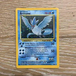 Pokemon TCG Articuno Fossil Holo Unlimited Rare Card 2/62 - Image 1