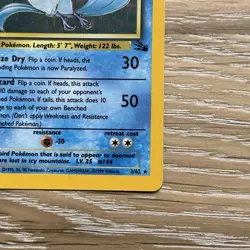 Pokemon TCG Articuno Fossil Holo Unlimited Rare Card 2/62 - Image 4