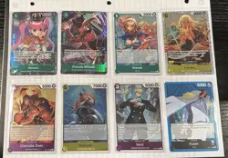 One Piece TCG Foil Card Lot 11 CARDS NM - Image 1